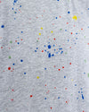 Splash Paint Tshirt Grey