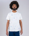 Splash Paint Tshirt Ecru