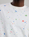 Splash Paint Tshirt Ecru