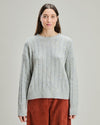 Wool Ribbed Sweater White