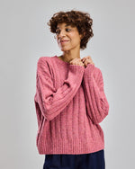 Wool Ribbed Sweater Pink