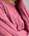 Wool Ribbed Sweater Pink