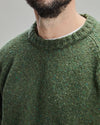 Wool Raglan Sweater Green