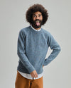 Wool Raglan Sweater Blue