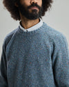 Wool Raglan Sweater Blue