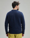 Wool Raglan Sweater Dark Blue