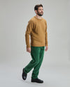 Wool Raglan Sweater Mustard