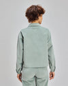 Velvet Boxy Shirt Light Green