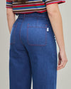 Straight Leg Pants Retro Denim