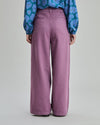 Wide Leg Pants Washed Lavender