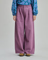 Wide Leg Pants Washed Lavender