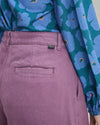 Wide Leg Pants Washed Lavender