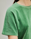 Oversize Velvet Tee Ligth Green