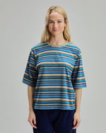 Stripes Boxy Tee Forest