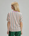 Wavy Stripes Tee Ecru
