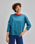 Bicolor Stripes Long sleeve Tee