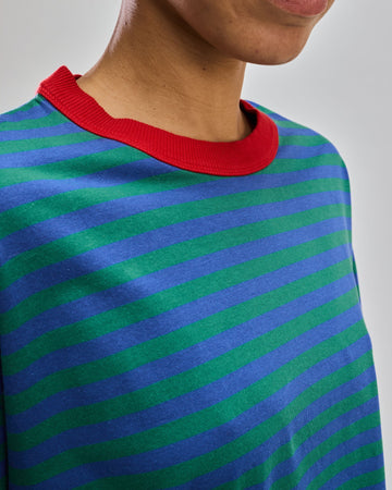Bicolor Stripes Long sleeve Tee
