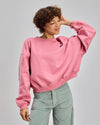 Flower Dot Oversize Sweatshirt Rose