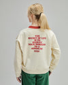 Peanuts No Worries Sweatshirt Ecru
