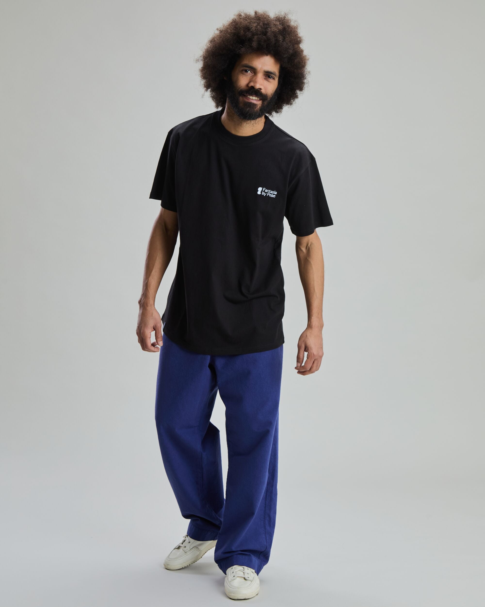 Pebe Fantasia Mushroom Black Tshirt