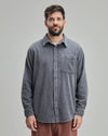 Corduroy Overshirt Dark Grey