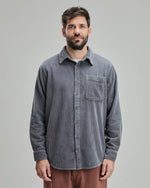 Corduroy Overshirt Dark Grey