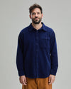 Corduroy Overshirt Dark Blue