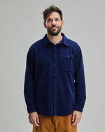 Corduroy Overshirt Dark Blue