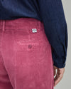 Corduroy Pleated Pants?Dry Rose