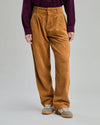 Corduroy Pleated Pants?Caramel