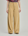 Corduroy Wide Leg Pants Beige