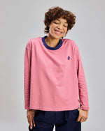 Flower Dot Long Sleeve Tshirt Rose