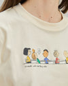 Peanuts School Friends Tshirt Ecru