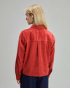Babycord Boxy Blouse Terracota