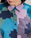 Maxiflower Boxy Blouse Blue