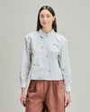Doggies Boxy Blouse Ecru