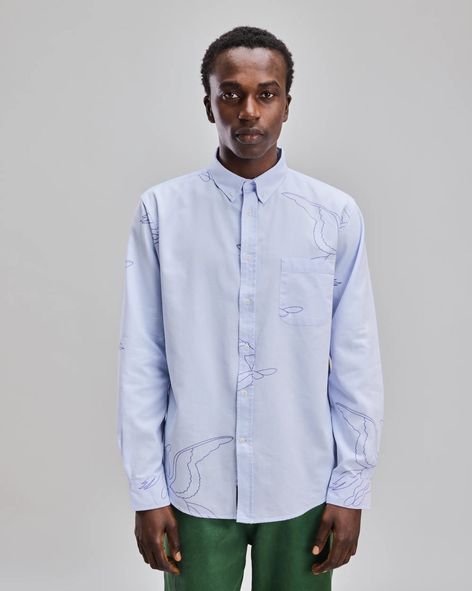 Relaxed Regular Oxford Pegaso Pebe Shirt