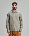 Salchi Dog Flannel Overshirt Taupe