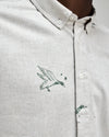 Flying Ducks Flannel Shirt Beige