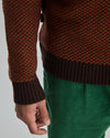 Structure Wool Sweater Brown