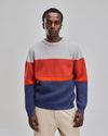 Color Block Stripes Wool Sweater?