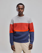 Color Block Stripes Wool Sweater?