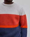 Color Block Stripes Wool Sweater?