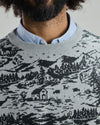Mountain Valley Cotton Sweater Grey