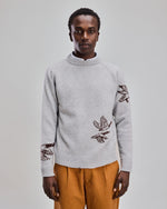 Flying Ducks Wool Sweater Grey