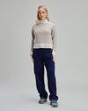 Wool Structure Sweater Ecru