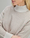 Wool Structure Sweater Ecru