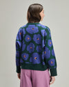 Big Flowers Cotton Sweater