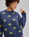 Flower Dots Wool Sweater