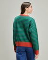 Bicolor Stripes Wool Sweater